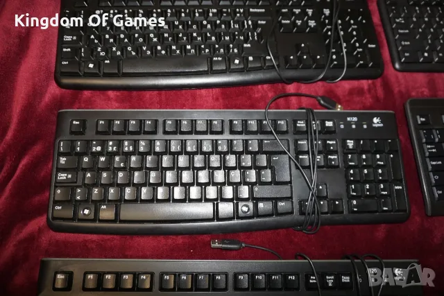 13 Клавиатури Logitech K120/Dell/Fujitsu KB410K/Gembird/Genius/A4Tech за Настолен Компютър , снимка 4 - Клавиатури и мишки - 55501007