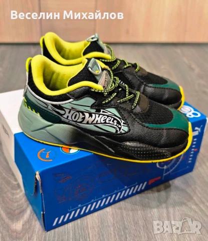Супер запазени Детски маратонки Puma RS-X Hot Wheels AC, снимка 4 - Детски маратонки - 55266229