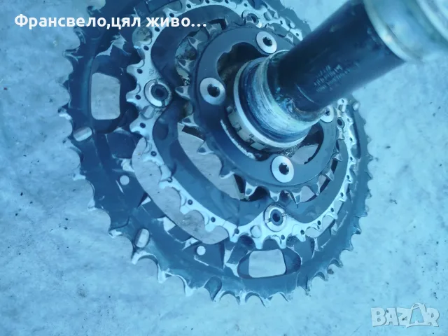 Курбел със средно движение за велосипед колело Shimano deore xt fc m 770, снимка 4 - Части за велосипеди - 55071049