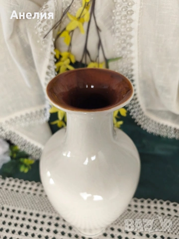 Ваза от Италия ръчно рисувана , снимка 3 - Вази - 55184696