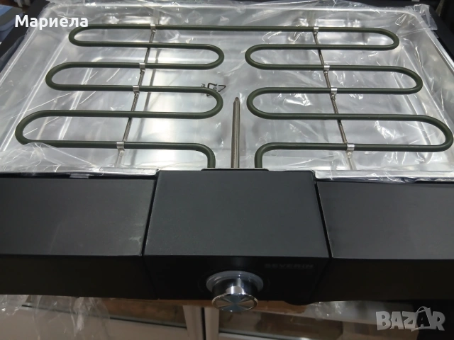 Електрическа скара Severin PG 8568, 2200W, регулируем термостат, снимка 4 - Скари - 54538269
