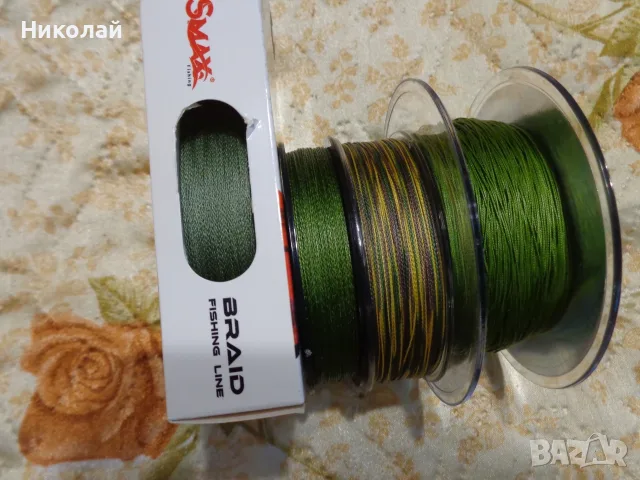 Плетени влакна за сом и щука(0.25,0.30,0.35 два броя),4 и 8 нишкови., снимка 4 - Такъми - 55646302