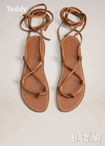Кожени сандали Mango, номер 40-41