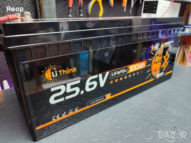 LiFePO4 батерия с капацитет 100Ah и напрежение 25.6V, от LiThink , снимка 7 - Друга електроника - 55014123