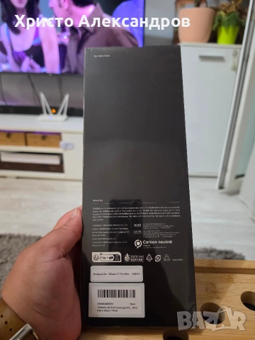 Премиум стъклен протектор TORRAS 3D Anti-Glare за iPhone 17 Pro Max #74, снимка 3 - Стъкла за телефони - 54635685