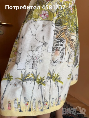 Пола с уникален jungle десен Essentiel Antwerp , размер М/ L(40), снимка 2 - Поли - 54550731