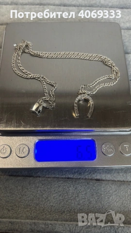 Ново  Сребърно колие с висулка  Проба 925, снимка 4 - Колиета, медальони, синджири - 54366311