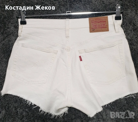  Нови със премахнат етикет. Дамски оригинални къси панталони Levi's 501® Original High Rise Shorts , снимка 13 - Къси панталони и бермуди - 54846437