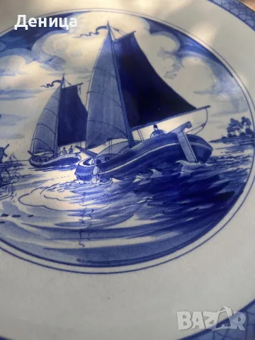 Чудесно допълнение към вашата морска къща💙 Декоративна чиния за стена с  морски пейзаж , снимка 6 - Винтидж декорации за дома - 55677017