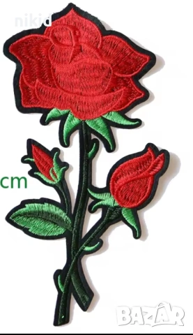4 вида роза апликация за дреха дрехи самозалепваща се нашивка бродерия, снимка 6 - Други - 50382877