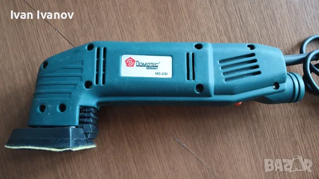 Делта/триъгълна виброшлайф машина ; Delta Sander / Triangular Sander Domotec, снимка 2 - Шлайфмашини - 55377722