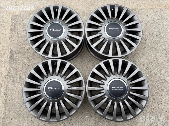 4 броя алуминиеви джанти за Fiat 500 15, снимка 4 - Гуми и джанти - 54740014