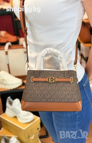 Дамска чанта Michael Kors REED Brown, снимка 4 - Чанти - 54764571