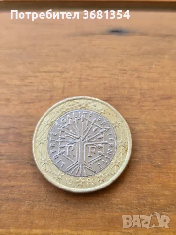 Монета 1 Euro 1999, снимка 2 - Нумизматика и бонистика - 55320207