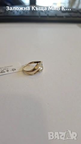 Златен Пръстен 2.28гр 00738-26/1, снимка 2 - Пръстени - 54344274