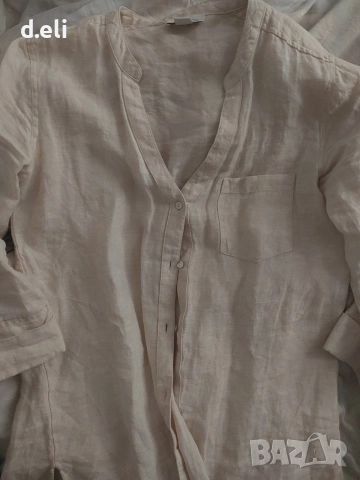 Corton Club Size L Лен Дамска риза