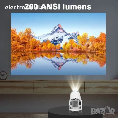 Преносим видео проектор Rukiplay HY300, 4k, Android, 3D холограмен екран, WiFi, Bluetooth, Google, снимка 14 - Плейъри, домашно кино, прожектори - 54606993