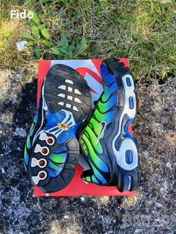 Nike Air Max Plus Racer Blue Volt, снимка 7 - Маратонки - 55453288