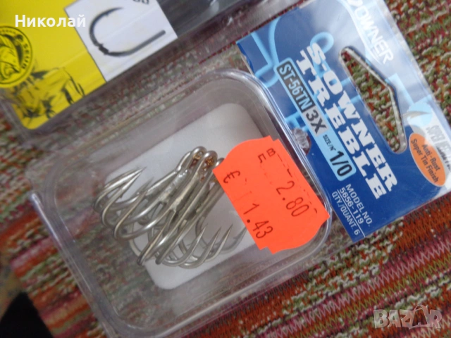 Куки и подводни тапи за сом.  , снимка 3 - Такъми - 53922686