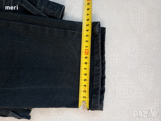 Оригинални Replay ANBASS Slim Fit дънки W33 L32 – черни, еластични, Made in Italy, снимка 6 - Дънки - 54793980