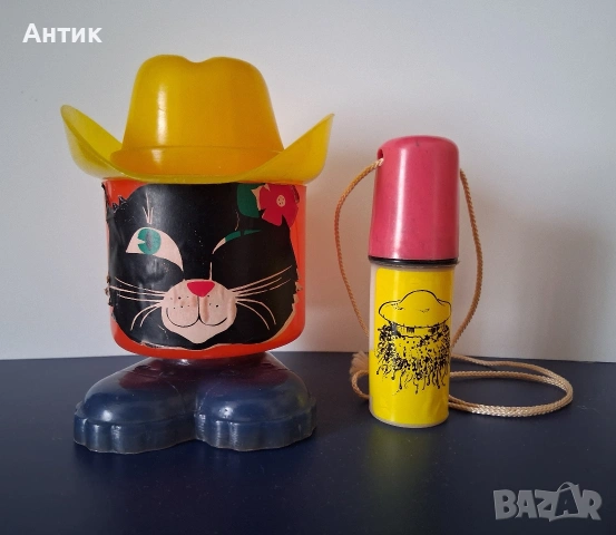 Стара Касичка Котарака в Чизми и Монетник от Соца, снимка 5 - Колекции - 54077864