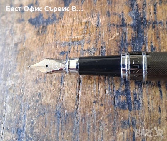 писалка Cerruti 1881 Черути Abbey Diamond Gun черен мат с диамантено гравиран корпус в кутия, снимка 6 - Ученически пособия, канцеларски материали - 54792242