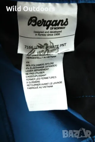 BERGANS Utne pirate pants - мъжки къси панталони, размер М, снимка 4 - Спортни дрехи, екипи - 55644840