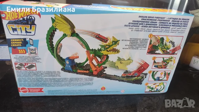  Hot Wheels Писта Драконова атака HDP03 - ЧИСТО НОВА, снимка 5 - Коли, камиони, мотори, писти - 55559256
