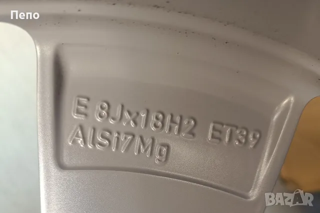 Оригинални джанти 18 цола Audi A4 A5 A6 , снимка 8 - Гуми и джанти - 55477436