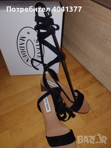 Сандали Steve Madden естествен велур и л8жа