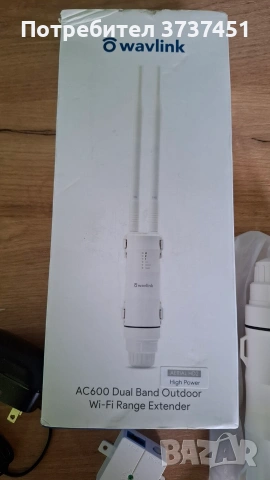 Външен Wi-Fi усилвател/екстендер, снимка 2 - Рутери - 55037054