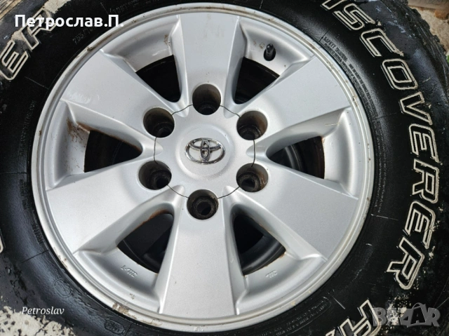 Оригинални лети джанти за Toyota Hilux 6x139.7, снимка 3 - Гуми и джанти - 54221298