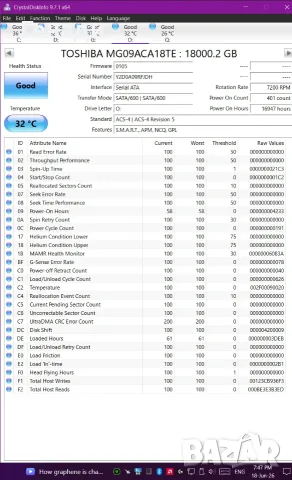 ENTERPRISE HDD TOSHIBA 16TB 3.5" 7200rpm 512MB CACHE, снимка 2 - Твърди дискове - 54962588