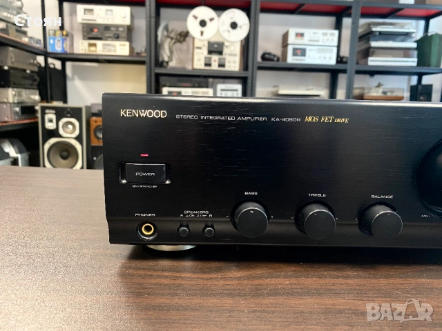 Качествен усилвател Kenwood, снимка 2 - Ресийвъри, усилватели, смесителни пултове - 54593472