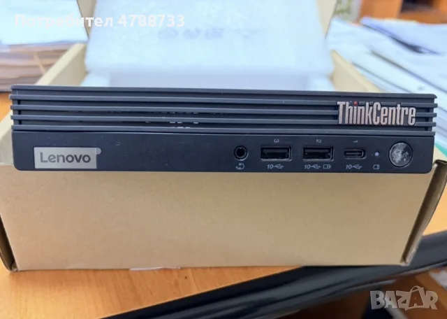 Lenovo ThinkCentre M75q Gen 5 32GB RAM DDR5 5600MHz— мини PC, като нов, снимка 6 - Работни компютри - 55367589