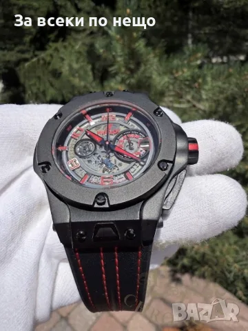 Hublot Big Bang Unico Ferrari Мъжки Часовник С Автоматичен Хронограф Код Chronolux38, снимка 3 - Мъжки - 55639038