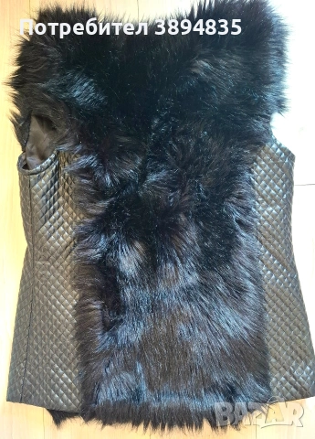 Елегантен пухнен елек само за 10 евро, снимка 4 - Елеци - 54244282