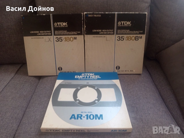 Магнетофонни ролки TDK, снимка 2 - Други - 55159742