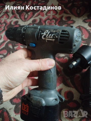 Elu винтоверт, 2 батерии и зарядно Dewalt, снимка 4 - Винтоверти - 54090693
