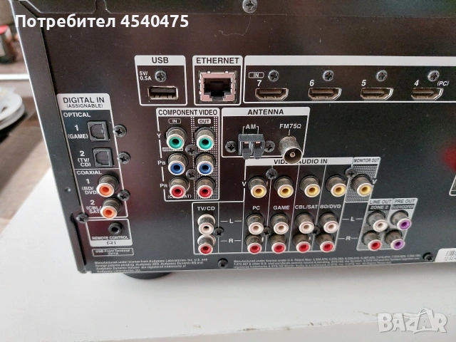 ONKYO TX- NR 515, снимка 2 - Ресийвъри, усилватели, смесителни пултове - 54884256