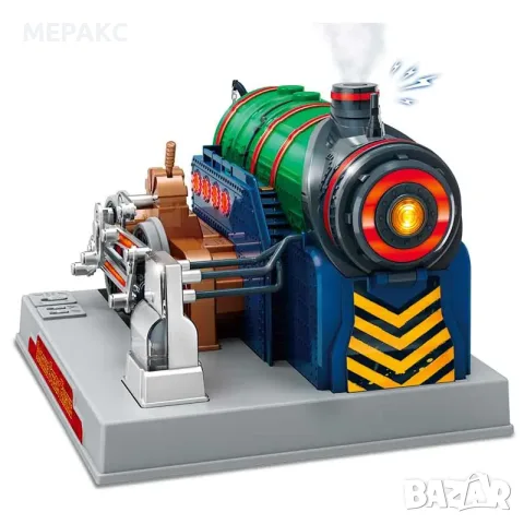 STEM комплект - Двигател на парен локомотив, снимка 2 - Образователни игри - 55625627
