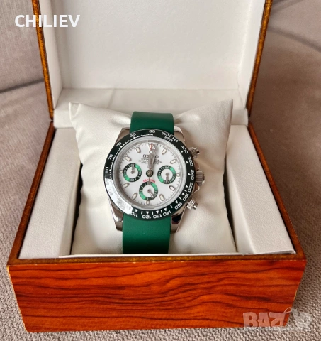Seiko Daytona Green mod, снимка 3 - Мъжки - 54268664