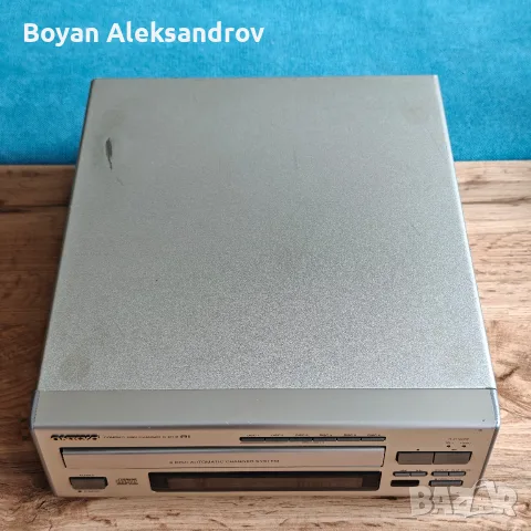 Onkyo C-M716 — 6-дисков CD Changer (Цвят: Шампанско), снимка 3 - Декове - 55410430