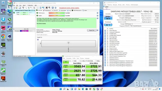 Samsung PM981a NVMe SSD 1TB, снимка 4 - Твърди дискове - 55403106