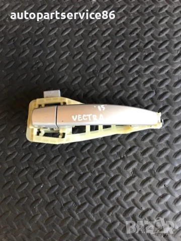 Дръжка за външна задна дясна врата сребриста за Opel Vectra (2002-2006) 13106605 , снимка 3 - Части - 54309591