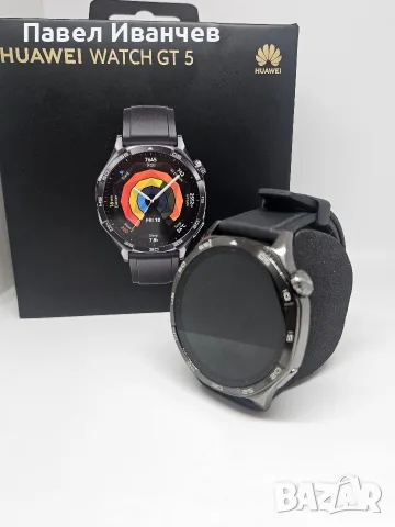 ГАРАНЦИЯ Huawei Watch GT 5 Black (Пълен комплект), снимка 10 - Смарт часовници - 55683209