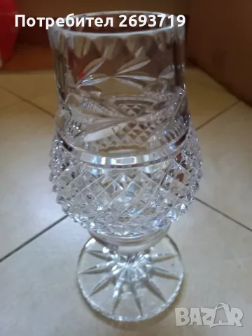 Чешки кристален свещник