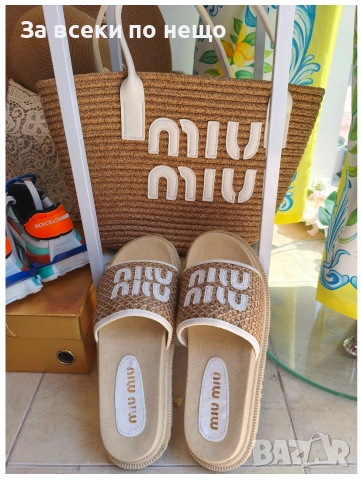 Miu Miu Дамски Чехли Миу Миу Код A1586