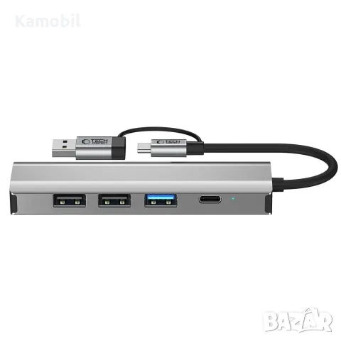 Адаптер Tech-Protect HB03 HUB 5in1, снимка 2 - Кабели и адаптери - 55525928