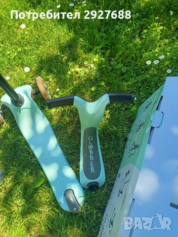 Тротинетка 4 в 1 Globber - Go Up Sporty Light, ментова, снимка 4 - Детски велосипеди, триколки и коли - 54896975